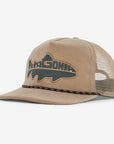 Patagonia Fly Catcher Hat in organic cotton corduroy with recycled mesh back and embroidered fish patch at Freestone Fly Shop