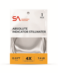 SA Absolute Indicator/Stillwater Leader - Single Pack by Scientific Anglers, 12 ft 7.4 lb leader for fly fishing at Freestone Fly Shop