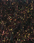 Hare's Ice Dub fibers in dark iridescent hues with shimmering tinsel strands for detailed fly tying at Freestone Fly Shop