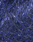 Ice Dub fibers in deep blue with subtle iridescence by Hareline Dubbin, Inc at Freestone Fly Shop for fly tying
