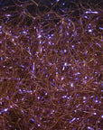 Ice Dub fibers in rich brown with sparkling violet highlights by Hareline Dubbin, Inc at Freestone Fly Shop for fly tying