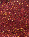 Ice Dub fibers in rich copper with sparkling highlights by Hareline Dubbin, Inc at Freestone Fly Shop for fly tying