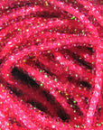 Micro Pearl Core Braid in bright red by Hareline Dubbin, Inc for precise fly tying at Freestone Fly Shop