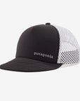 Patagonia Duckbill Shorty Trucker Hat with breathable NetPlus® fabric and short brim at Freestone Fly Shop