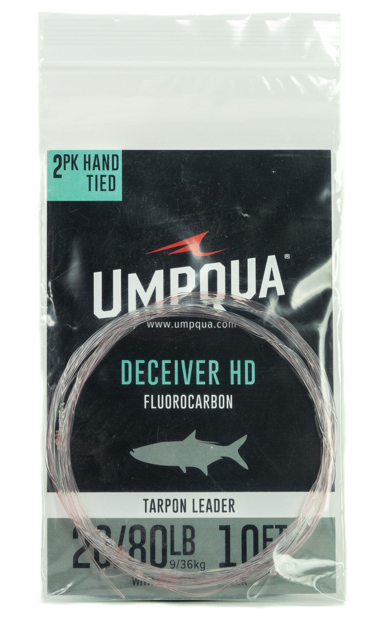 Umpqua Deceiver HD w/Pink Fluorocarbon Tarpon Leader