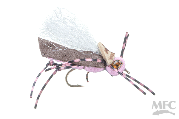 MFC Donkey Kong Hopper - Pink by Montana Fly Company, durable hopper pattern available at Freestone Fly Shop for fly fishing