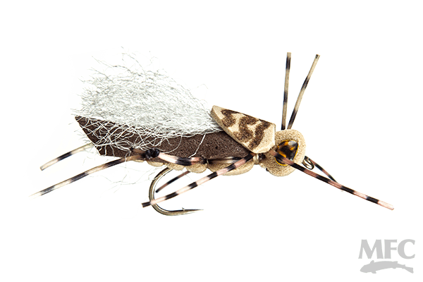 MFC Donkey Kong Hopper - Tan by Montana Fly Company, durable hopper fly for fly fishing available at Freestone Fly Shop