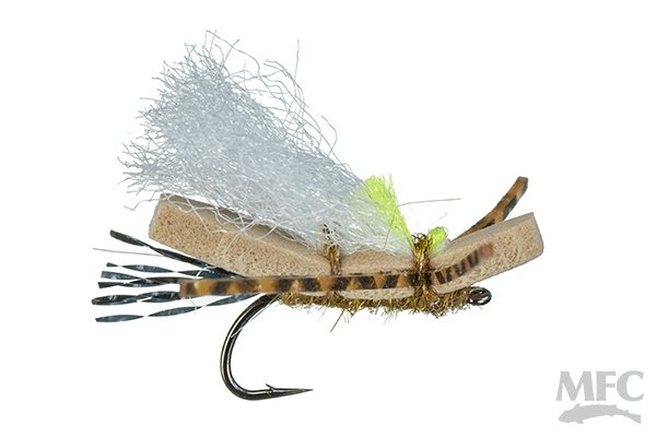 MFC Hi-Vis Micro Chubby - Golden Stone by Montana Fly Company for effective stonefly fly fishing at Freestone Fly Shop