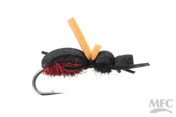 MFC Jake's Hi-Vis Ant by Montana Fly Company, bright and durable ant fly for effective fly fishing at Freestone Fly Shop