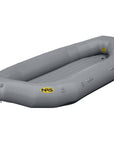 NRS Otter Dodger Raft Package gray inflatable fishing raft with multiple attachment points for guided fly fishing trips