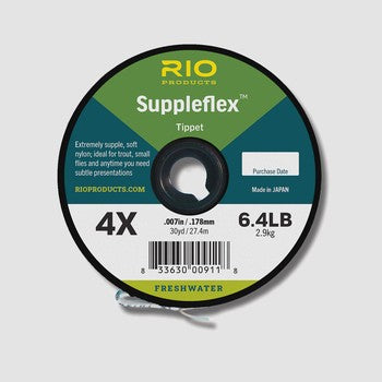 Rio Suppleflex Tippet by Farbank Pros featuring soft, strong nylon for natural fly movement at Freestone Fly Shop
