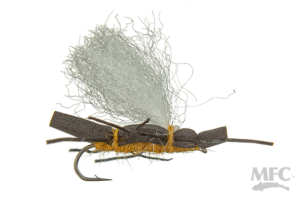 MFC Willy's Ant - Golden Stone by Montana Fly Company, detailed chubby stonefly imitation for fly fishing at Freestone Fly Shop