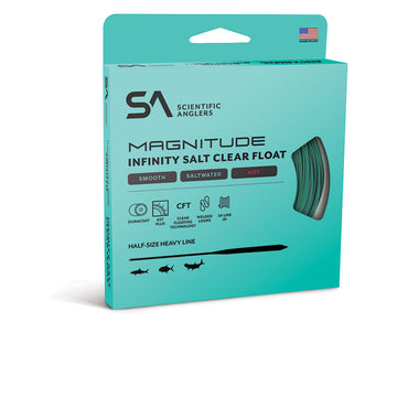 SA Magnitude Smooth Infinity Salt 12' Clear Float Tip Fly Line