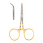 Dr. Slick 4" Gold Loops, Curved Clamp with durable jaws for controlling large flies from Dr. Slick at Freestone Fly Shop