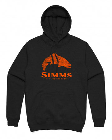 Simms Men's Wood Trout Fill Hoody - Black