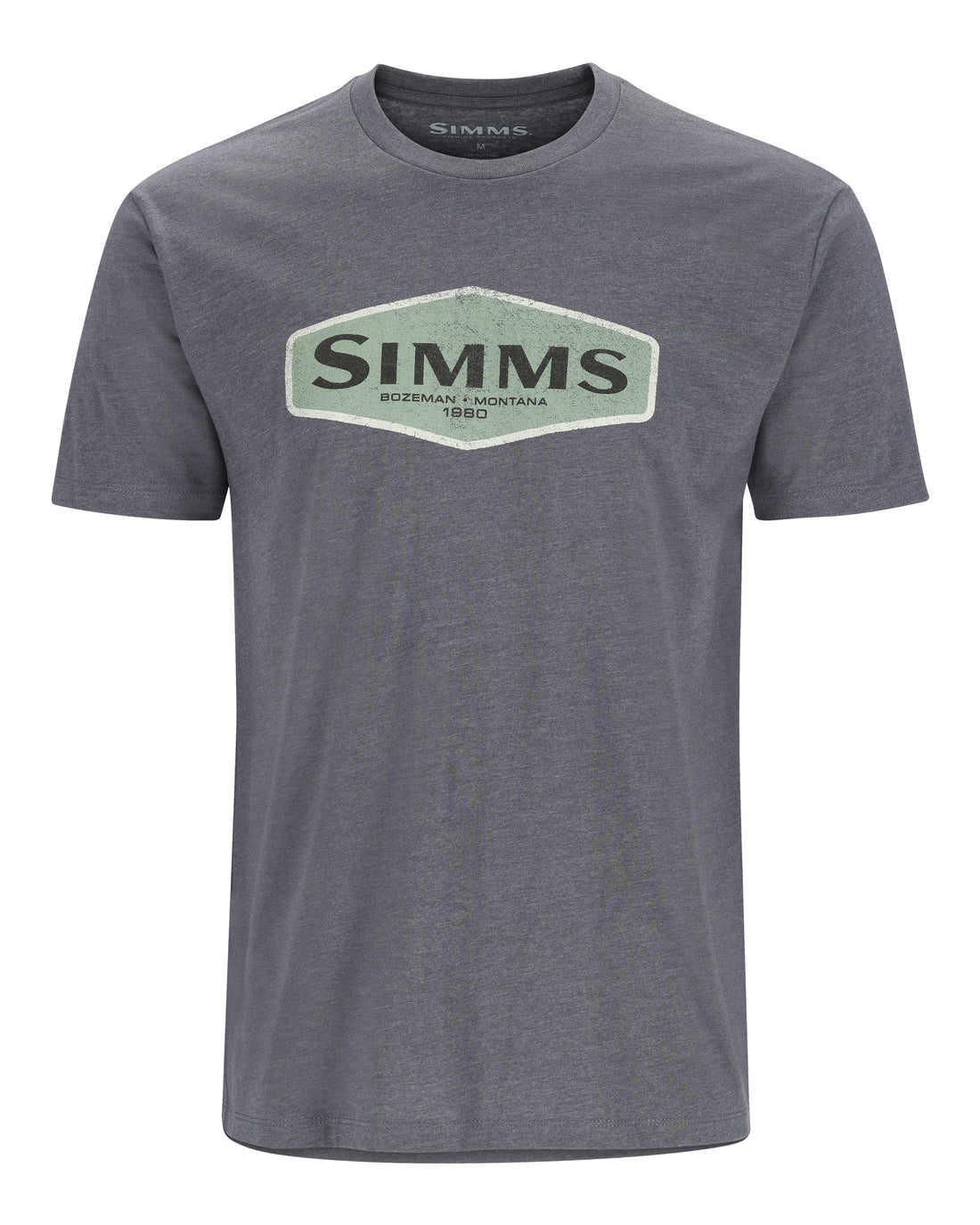 Simms Logo Frame T-Shirt - Titanium Heather