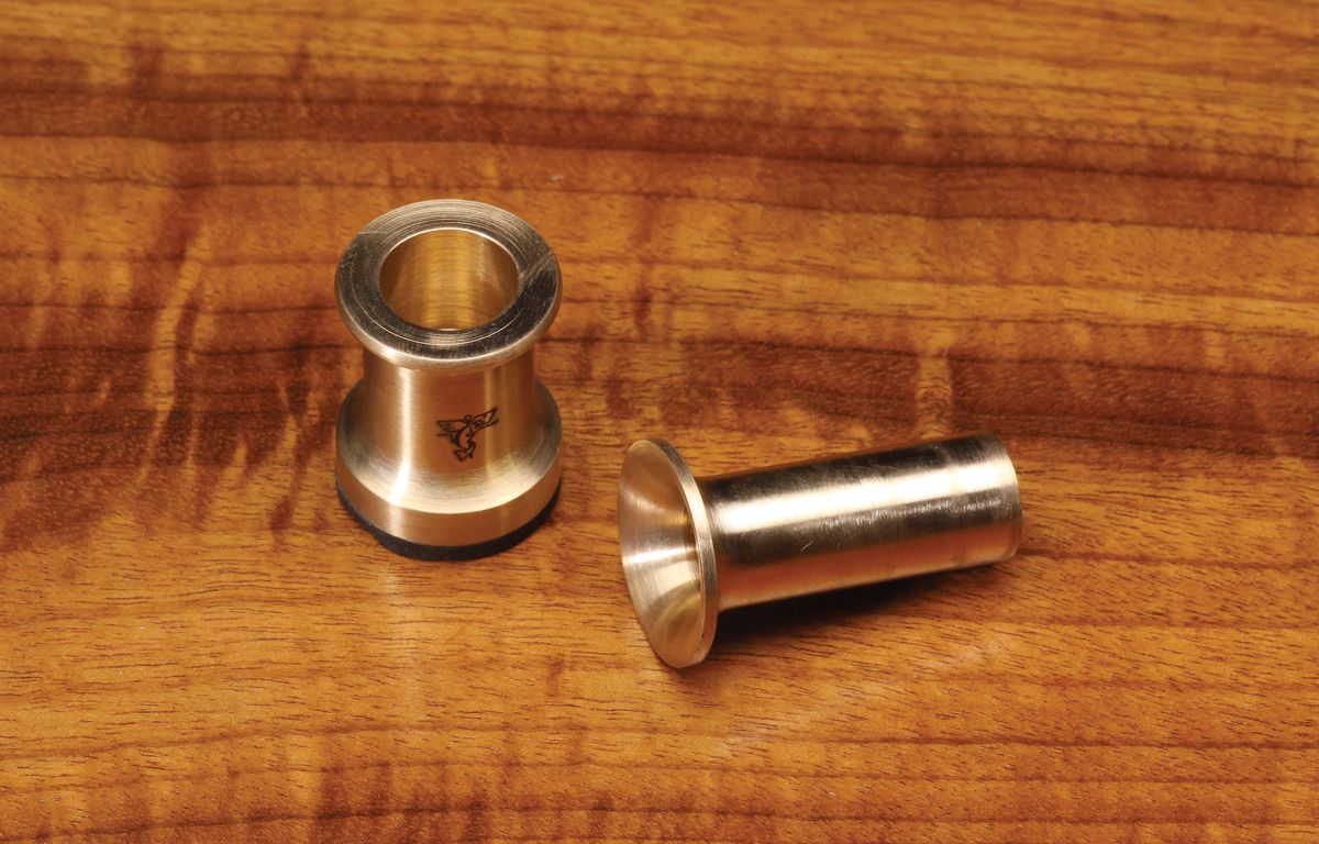 Dr Slick 2 Brass Hair Stacker tool for organizing and aligning hair in precise fly tying at Freestone Fly Shop