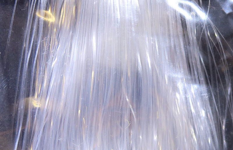 Flashabou by Hareline Dubbin, Inc in translucent reflective fibers for detailed fly tying at Freestone Fly Shop