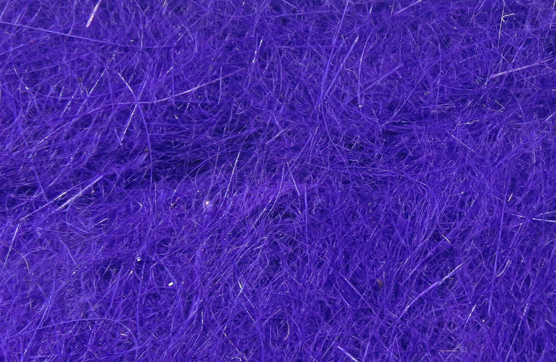 Hareline Rabbit Dubbin in vibrant purple shade with finely blended natural rabbit hair fibers for fly tying at Freestone Fly Shop
